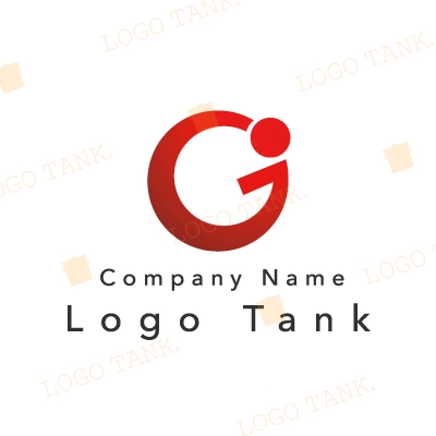 Gの文字がモチーフなロゴ
