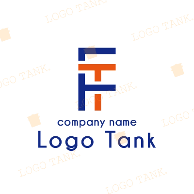 FとTが組み合わさるロゴ