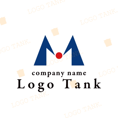 「M」イメージのロゴ