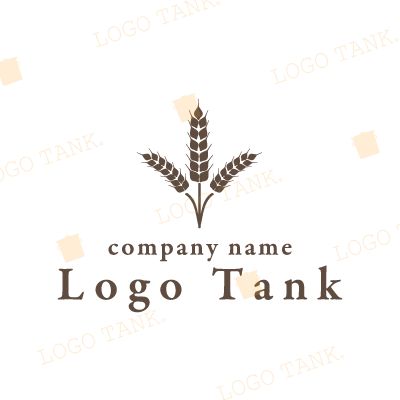 小麦のイラストロゴ