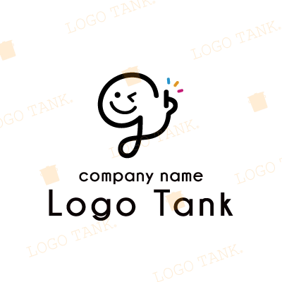 good!サインの「g」ロゴ