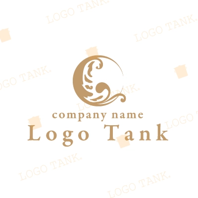 月をモチーフにしたCのロゴ