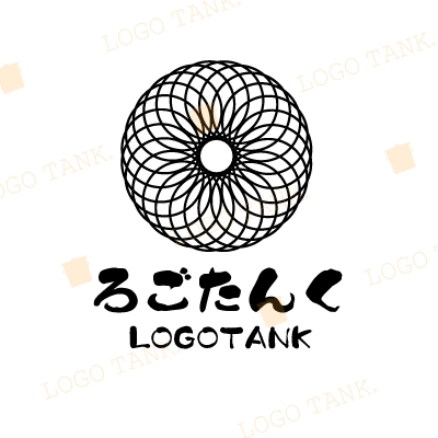 提灯のような和風ロゴ