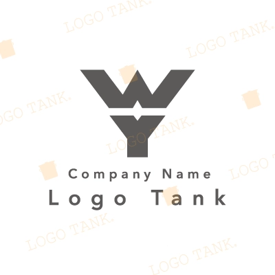 WとYのロゴ