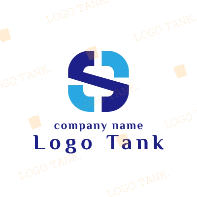 Sの文字のロゴ