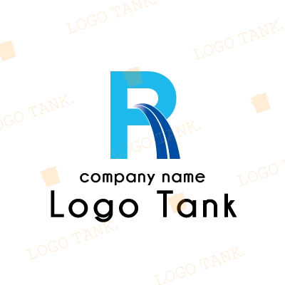 「R」と橋のロゴ
