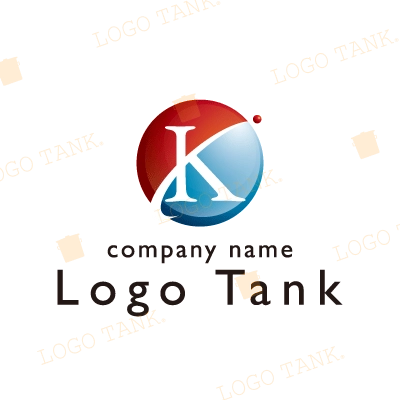 「K」の球体ロゴマーク