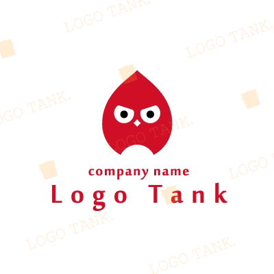 赤いキャラクターのロゴ