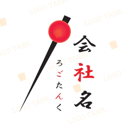 かんざしデザインロゴ