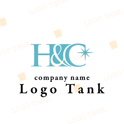 H＆Cと星をイメージしたロゴ