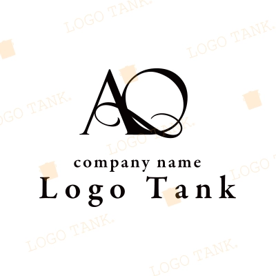 優雅なイメージのＡ、Ｏのロゴ