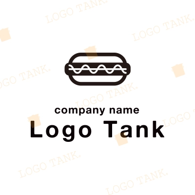 ハンバーガーのロゴ