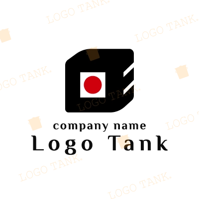 現代と江戸を融合したロゴ