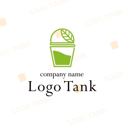 お茶、ハーブティーのロゴ