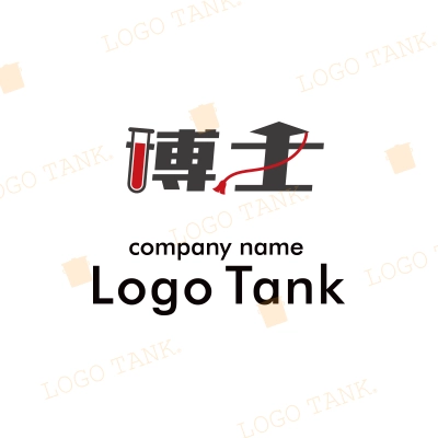 理系の博士をモチーフにしたロゴ