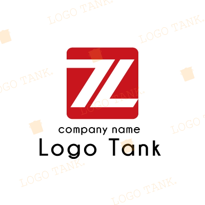 シンメトリーのデザインでＺのロゴ