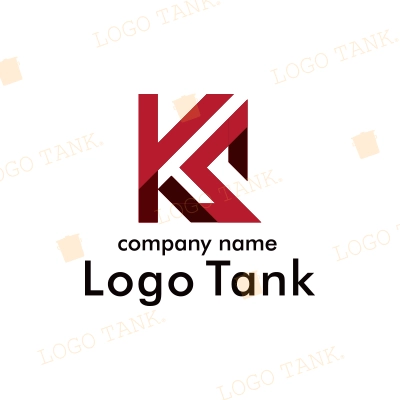 Kをモチーフにしたオリジナリティのロゴ