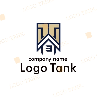 建物をコーティングのロゴ