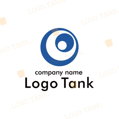 目をモチーフにしたロゴ