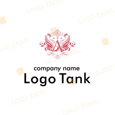 上品・高貴なイメージのＡのロゴ