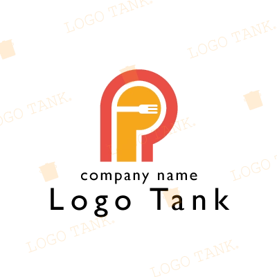 Pとフォークのロゴ