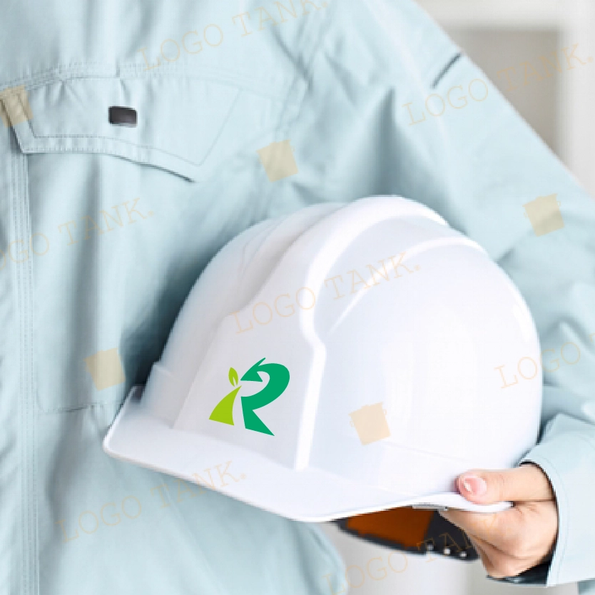 Rと再生のロゴ アルファベット / R / 緑 / シンプル / 再生 / 建築 / 建設 / 製造 / 環境 / エコ / 自然 / リサイクル / ショップ /,ロゴタンク,ロゴ,ロゴマーク,作成,制作