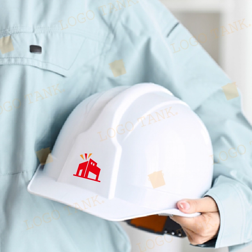倉庫をイメージしたロゴ 赤 / 倉庫 / シンプル / 明るい / インパクト / 荷物 / 建築 / 建設 / 製造 /,ロゴタンク,ロゴ,ロゴマーク,作成,制作