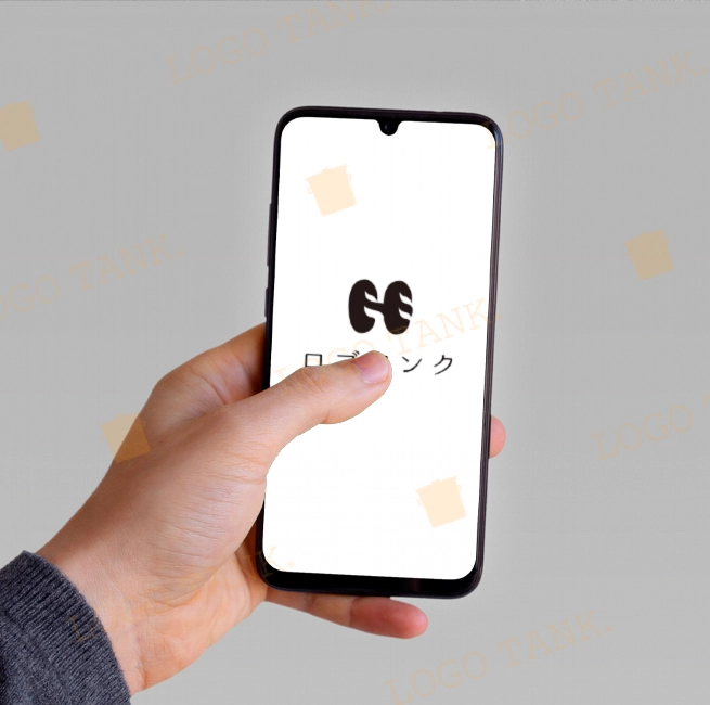 Webサイト活用スマホ表示イメージ | 「H」「パン」をモチーフにした、親しみやすさ感じるナチュラルなロゴです。