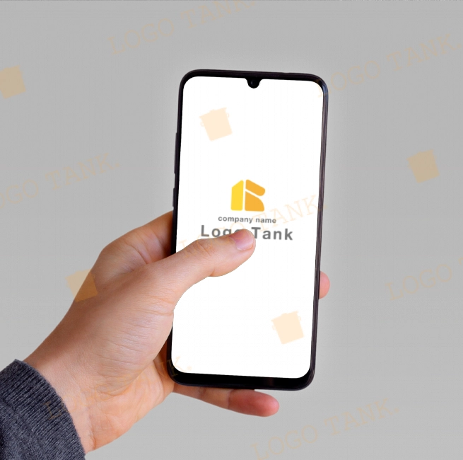 Webサイト活用スマホ表示イメージ | 「B」「住宅」をモチーフにした「オシャレ」「モダン」なロゴです