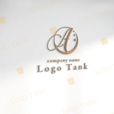「A」をモチーフにした「スタイリッシュ」なロゴです。 A / 輝き / オシャレ / 清潔感 / クール /,ロゴタンク,ロゴ,ロゴマーク,作成,制作