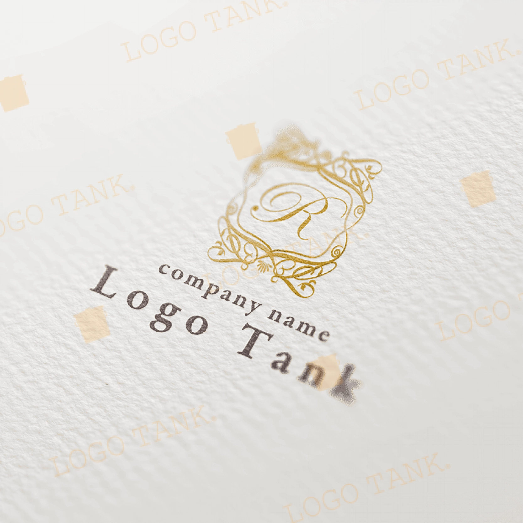 高貴エレガントなサロンロゴマーク