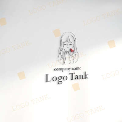 カッティングシート 作成 | キュートな女の子の手書き風ロゴ