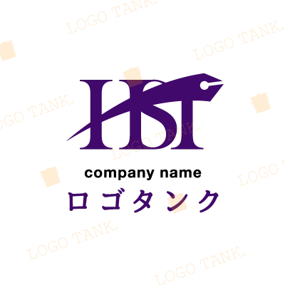 H,S,Tの堅実なロゴ