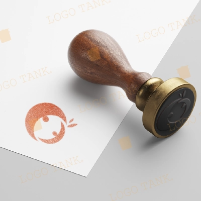 ゴム印・スタンプ作成 | 手を取り合う人のロゴ