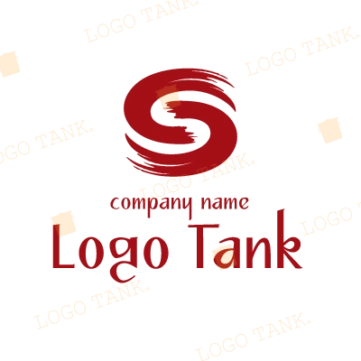 力強い筆で書いたようなロゴマーク