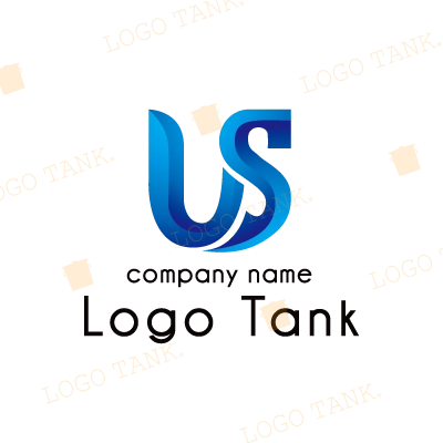 U+Sモチーフ、未来を支える結束のかたちのロゴ