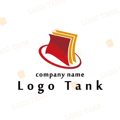 なびく布のロゴ