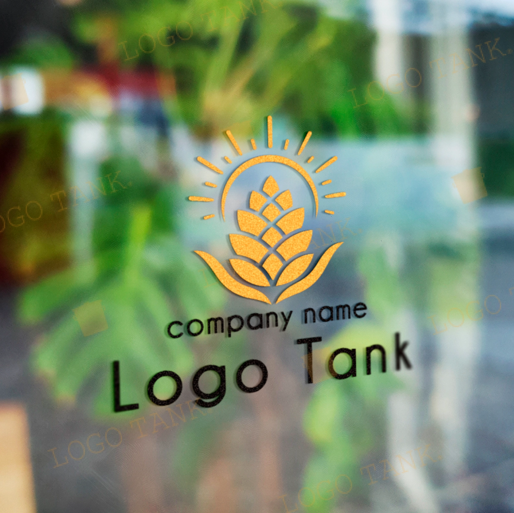カッティングシート 作成 | サンパイン・グロース | Pinecone & Sunrise Logo