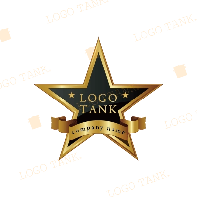 ゴールドのスターロゴ