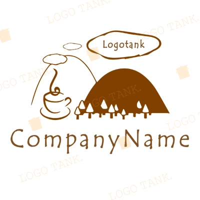 ナチュラルカフェのイメージロゴ