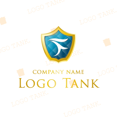かっこいいエンブレムのロゴマーク