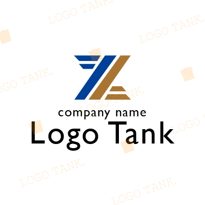 ２つのパーツを組み合わせた”Z”のロゴマーク