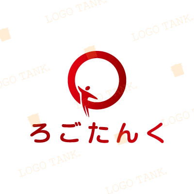 人とアルファベットOのロゴ