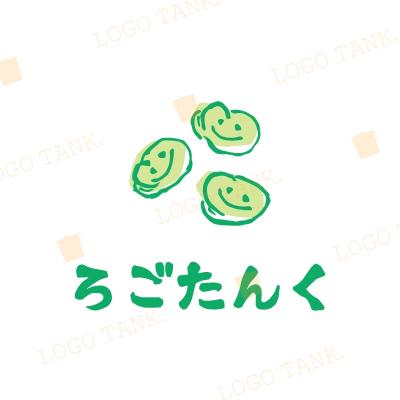 そら豆のロゴ