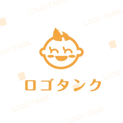 笑顔の赤ちゃんロゴ
