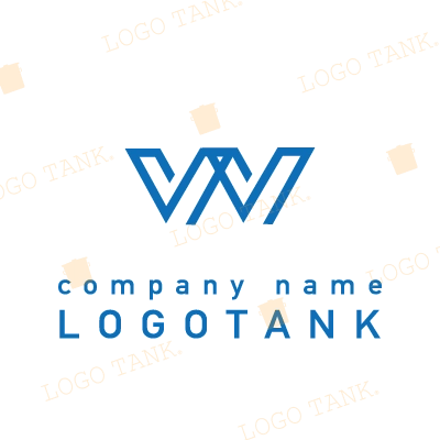 VまたはWのロゴ