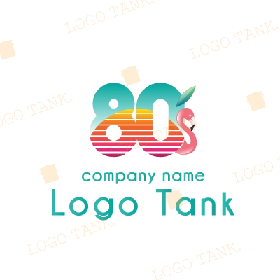 80年代イメージのロゴ