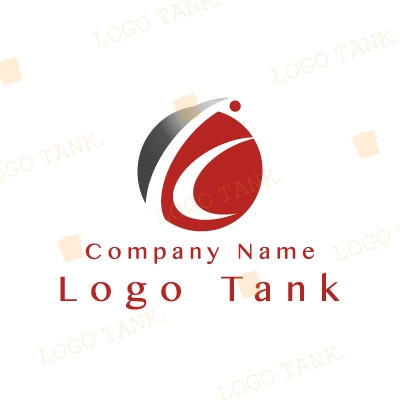 円形の先進的なロゴ